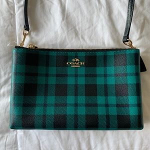 New Coach Purse- Plaid Crossbody